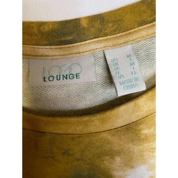 LOGO Lounge by Lori Goldstein Tie-Die French Terry Top MEDIUM (818) - Picture 5 of 6